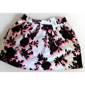 Vtg AQUA Floral A Line Skirt NWT M Bloomingdale’s NOS